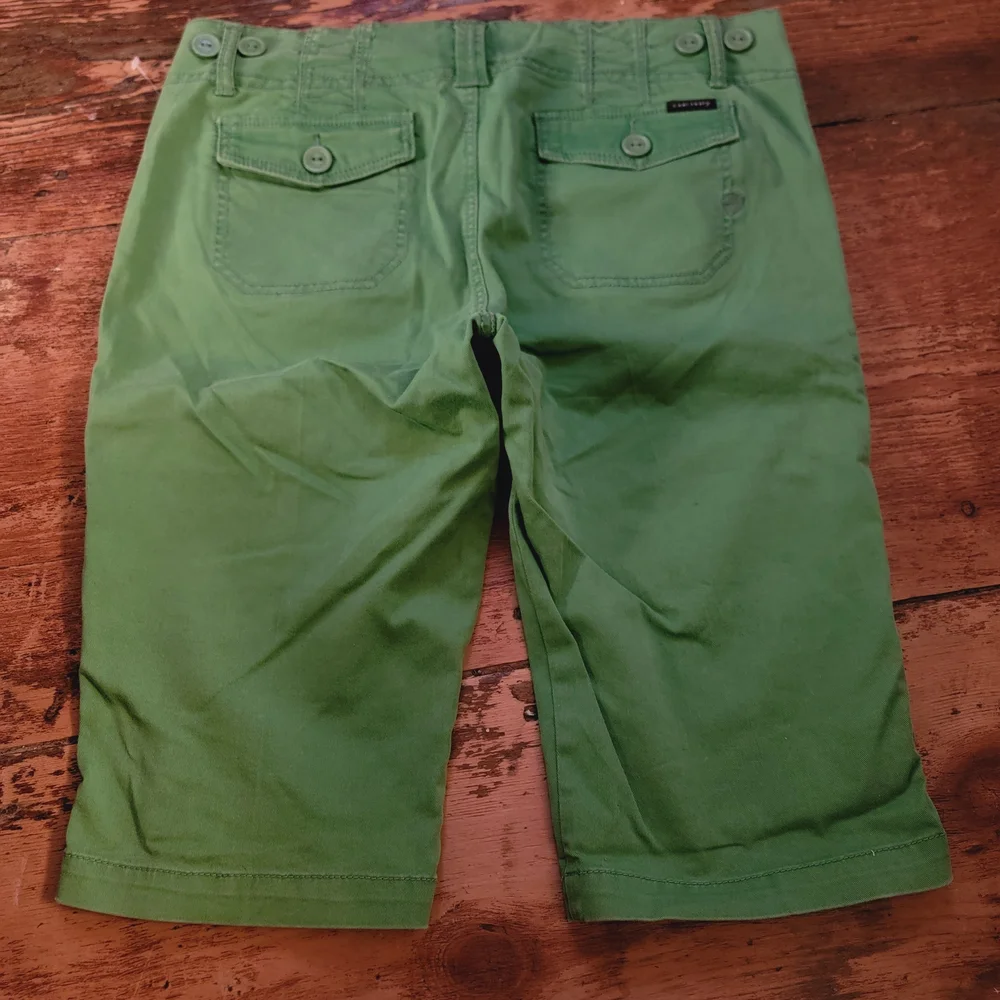 Sanctuary Scout Knicker Grass Green Mid-Length Bermuda Surplus Utility Shorts 32 - Picture 4 of 11